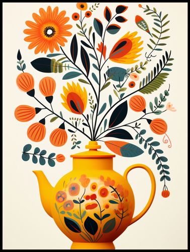 Plakat 75x100cm Bujna Herbata na Arena.pl