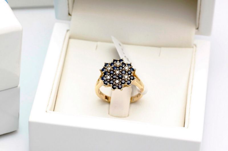 Emaga Złoty pierścionek PZD1600 - Diament zdjęcie 14