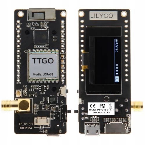 ESP32 LilyGO TTGO V2.1_1.6 LoRa32 Paxcounter LoRa SX1278 433MHz OLED WiFi B na Arena.pl