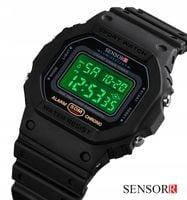 SPORTOWY ZEGAREK MĘSKI WSTRZĄSOODPORNY WODOODPORNY MOCNY I LEKKI SENSORR
