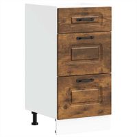 Szafka kuchenna dolna, Kalmar, przydymiony dąb