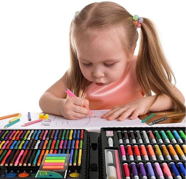 Artystyczny zestaw w walizce 150 elementów zdjęcie 5