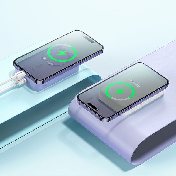 BASEUS POWER BANK 20000mah PD 20W USB-C TYP-C MAGSAFE ŁADOWANIE INDUKCYJNE zdjęcie 9