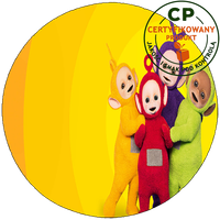 Opłatek na tort - Teletubisie