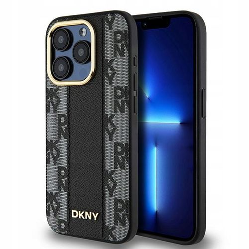 Etui do iPhone 15 Pro Max DKNY Leather Checkered Mono Pattern MagSafe na Arena.pl