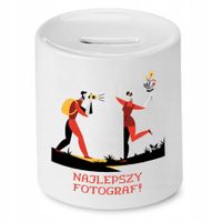 Skarbonka Dla Fotografa Najlepszy Fotograf Prezent Z Nadrukiem Ze Zdjęciem