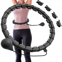 HULA HOP ODCHUDZAJĄCE Z OBCIĄZENIEM WYPUSTKI MASAŻER METALOWE ŁOŻYSKA SMART