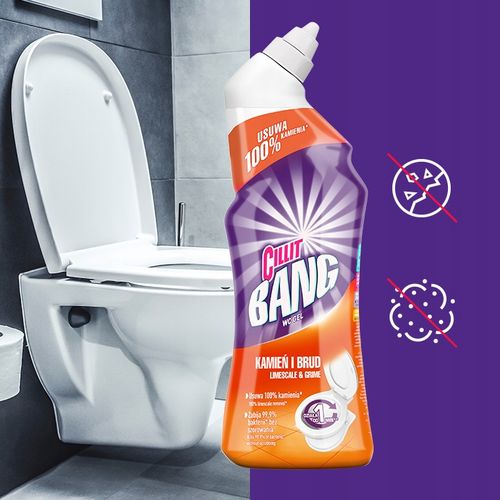 cillit bang żel do toalet - kamień i rdza 750ml na Arena.pl