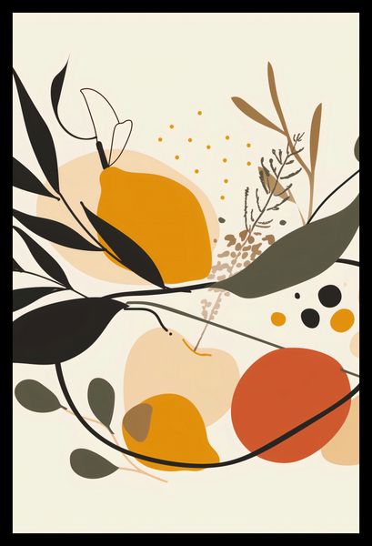 Plakat 61x91,5cm Botaniczny Wir zdjęcie 2