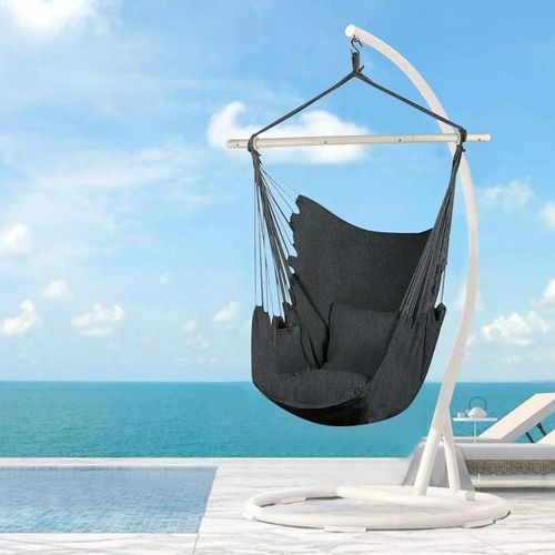 FOTEL WISZĄCY OGRODOWY BRAZYLIJSKI BUJANY HUŚTAWKA HAMAK KOKON + 2 na Arena.pl