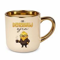 Nie denerwuj ojca - kubek elegancki na prezent Beżowy DZIEŃ TATY DZIEŃ OJCA