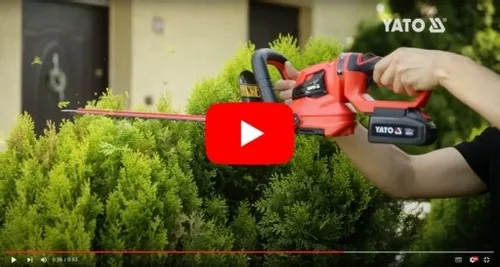 YATO NOŻYCE SEKATOR AKUMULATOROWE DO ŻYWOPŁOTU 55CM KRZEWÓW 18V 550mm na Arena.pl