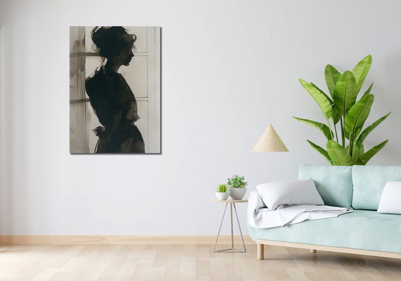 Obraz 70x100cm Półcień Zarysu zdjęcie 2