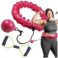 Hula Hop Odchudzające z Wypustkami XXXL PLUS SIZE 145cm w TALII + GRATIS