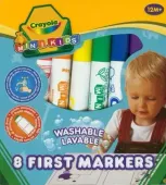 Flamastry zmywalne, Crayola Mini Kids (8 sztuk)