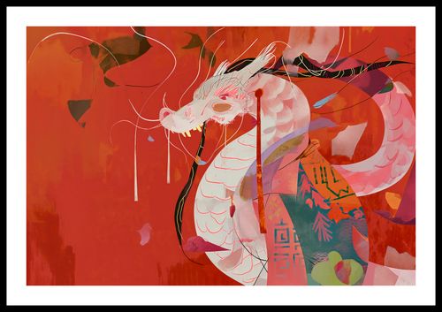 Plakat 60x40cm Orientacyjny Smok na Arena.pl