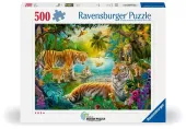 Puzzle 2D: Rodzina Tygrysów 500el