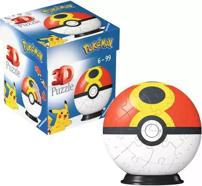 Puzzle 3D 54 elementy. Pokemon Dusk Ball zdjęcie 1