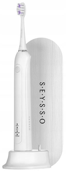 SZCZOTECZKA SONICZNA OCLEAN SEYSSO CARBON BASIC WHITE Z ETUI zdjęcie 1