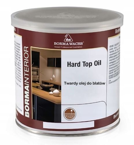 TWARDY OLEJ DO BLATÓW DREWNA BORMA WACHS HARD TOP OIL BEZBARWNY 750ML na Arena.pl