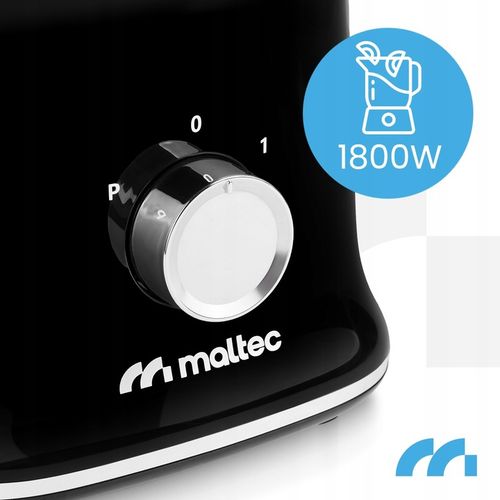 BLENDER KIELICHOWY SZKLANY DO KOKTAJLI SMOOTHIE MŁYNEK 2 BIDONY DUŻY 1600ML na Arena.pl