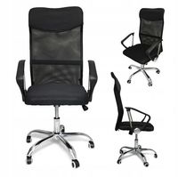 FOTEL OBROTOWY BIUROWY KRZESŁO ERGONOMICZNY WZMOCNIONA KONSTRUKCJA