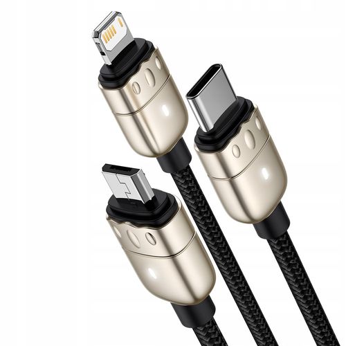Baseus Kabel USB do micro / USB-C / Lightning 1.2m na Arena.pl