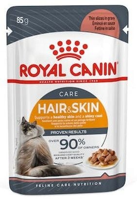 Karma mokra w sosie dla kota Royal Canin Lśniąca sierść i zdrowa skóra 85g na Arena.pl