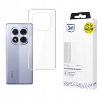 Silikonowe etui na Redmi Note 14 PRO 5G/POCO X7 5G - 3mk Clear Case