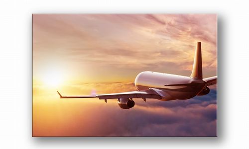 OBRAZ NA PŁÓTNIE 124 Lot nad chmurami 60x40cm na Arena.pl