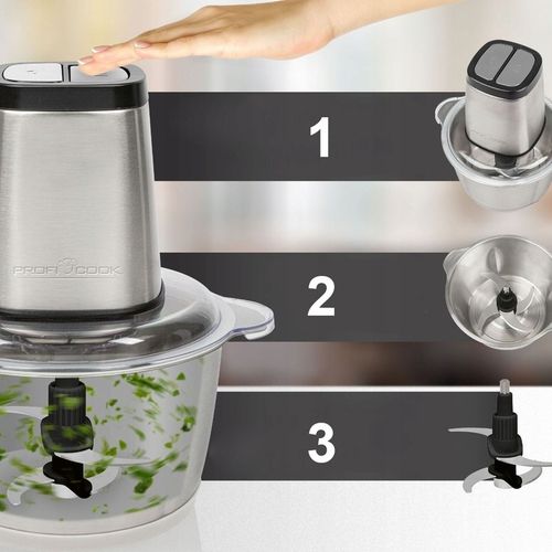Elektryczny rozdrabniacz malakser siekacz do warzyw ProfiCook PC-MZ 1227 na Arena.pl