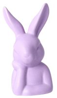 Królik ceramiczny matowy fioletowy duży