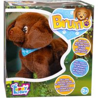 Interaktywna maskotka TM Toys piesek brązowy 27 cm dźwiękowy