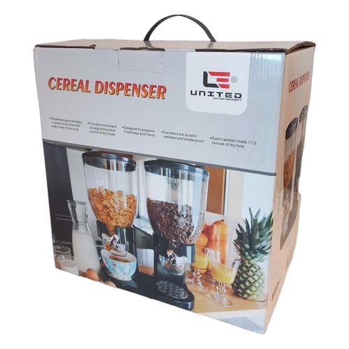 Podwójny dozownik płatków śniadaniowych 2x3,5L na Arena.pl