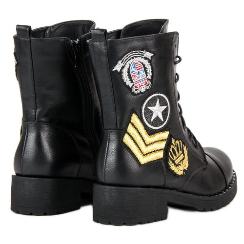Czarne Militarne Botki r.40 na Arena.pl