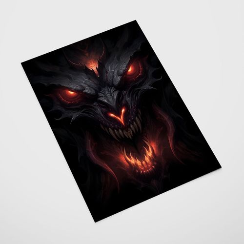 Plakat smok diabeł diablo 50x70 cm na Arena.pl