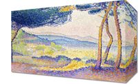 Obraz 30x20cm Pines Along the Shore, Henri-Edmond Cross do Salonu