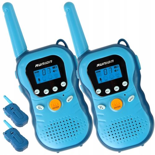 WALKIE TALKIE KRÓTKOFALÓWKI dla dzieci DUŻY ZASIĘG 3km LCD ZESTAW Łoki Toki na Arena.pl