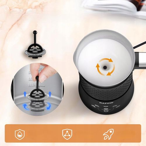 Spieniacz Do Mleka Kawy Elektryczny 5W1 350Ml Wyświetlacz Do Latte Auto Off na Arena.pl