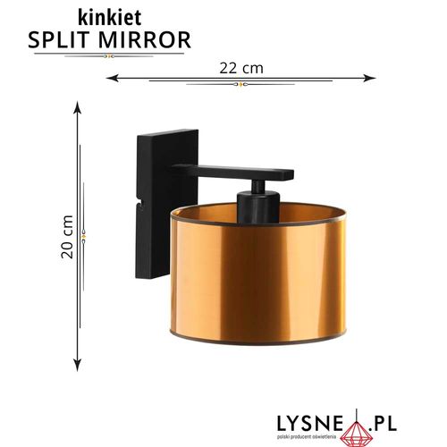 Kinkiet na ścianę SPLIT MIRROR na Arena.pl