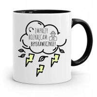 Dla Dja Muzyka Kubek Czarny Rozkręcam Imprezy Z Nadrukiem Ze Zdjęciem