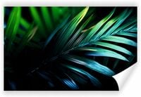 Fototapeta PREMIUM STRUKTURA ZMYWALANA NA WYMIAR abstrakcyjne liście