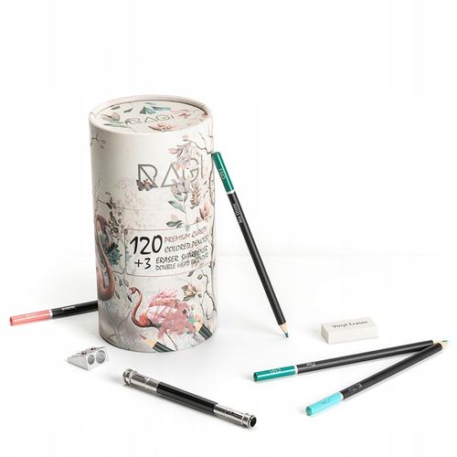 Kredki Profesjonalne Zestaw Rysowania 123 Kredki Ołówkowe Kolorowe GRATIS na Arena.pl