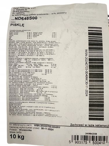 Pasza Pisklę Nutrena 10kg na Arena.pl