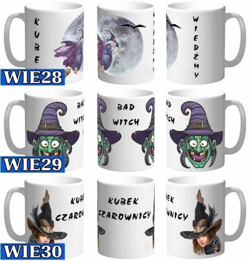 KUBEK WIEDŹMY ZOŁZY ŚMIESZNY TEKST ŻART DO BIURA zdjęcie 3