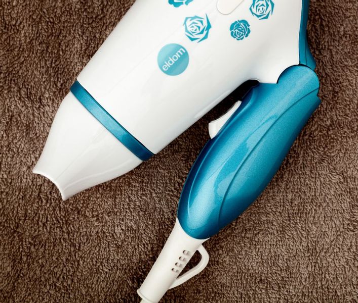 Suszarka do włosów suszarka turystyczna ELDOM HT82N Smil 1200W niebieska zdjęcie 4