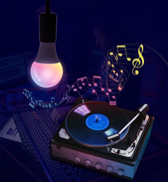 Inteligentna Żarówka Kolorowa Smart LED RGB+CCT E27 9W WiFi TUYA zdjęcie 5