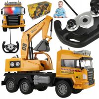 DUŻA ZDALNIE STEROWANA CIĘŻARÓWKA SAMOCHÓD Auto na Pilota R/C KOPARKA LED