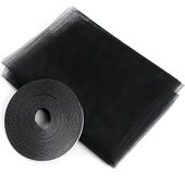 MOSKITIERA SIATKA DO OKNA NA KOMARY 150 x 180 cm + RZEP czarna