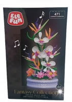 Fantasy Collection ORCHIDEA Z POZYTYWKĄ klocki ELEFUN 471 elementów Duży